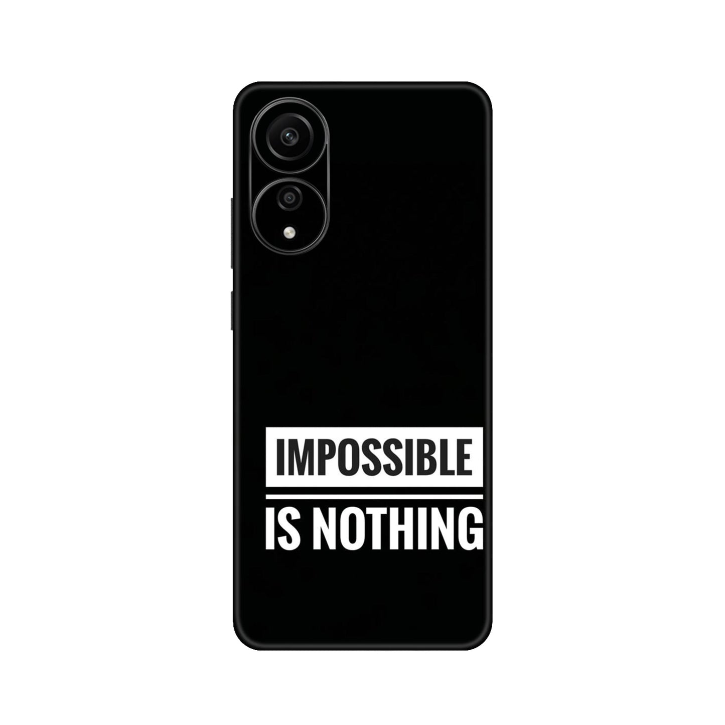 Motivational Text Mobile Skin For Oppo A78 4G