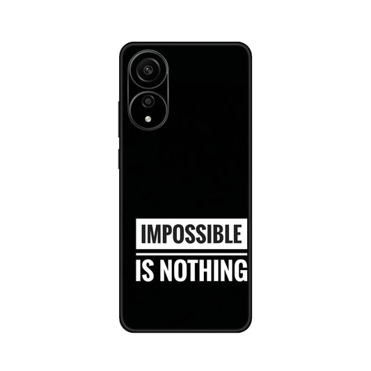 Motivational Text Mobile Skin For Oppo A78 4G