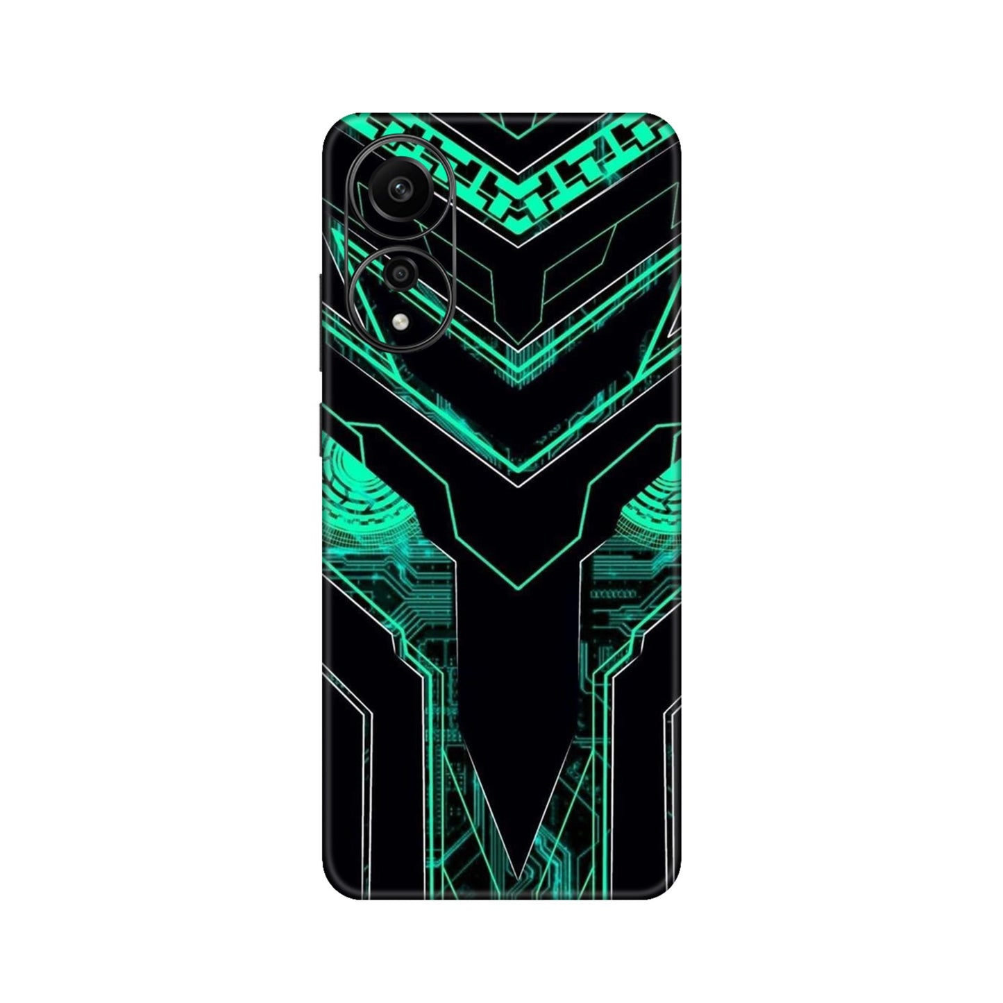 Neon Circuit Predator Mobile Skin For Oppo A78 4G
