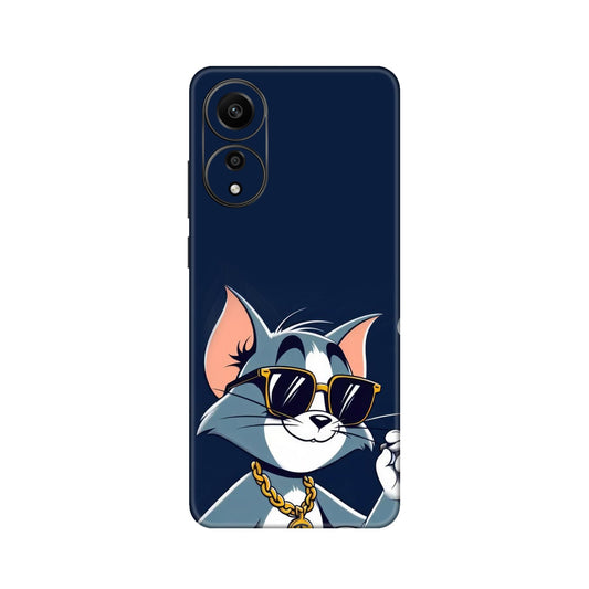 Tom the Boss Cat Mobile Skin For Oppo A78 4G