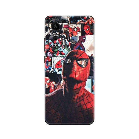Vintage Spider Man Collage Mobile Skin For Oppo A78 4G