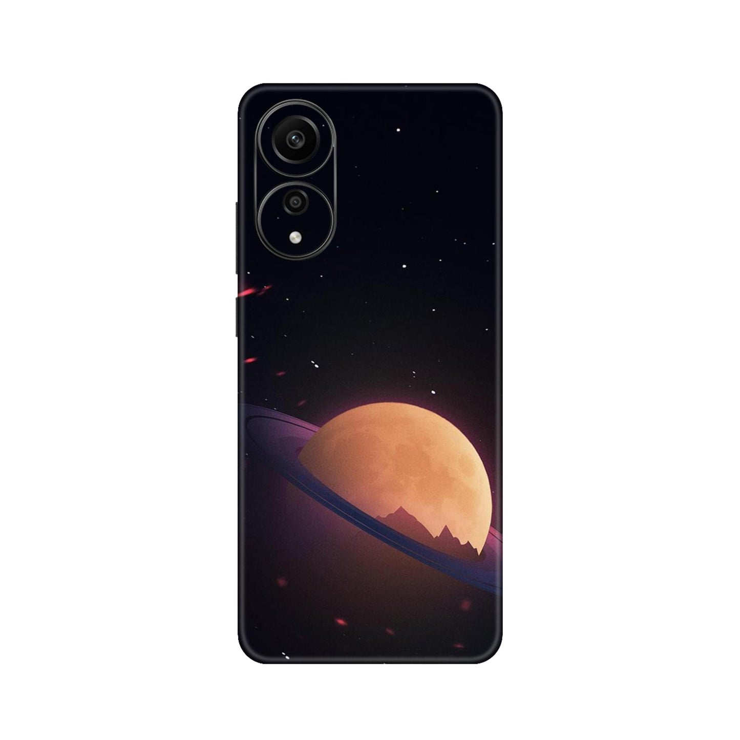 Ethereal Sunset Ring Mobile Skin For Oppo A78 4G