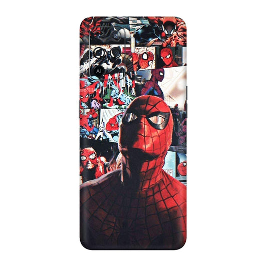 Vintage Spider Man Collage Mobile Skin For Oppo F19 Pro