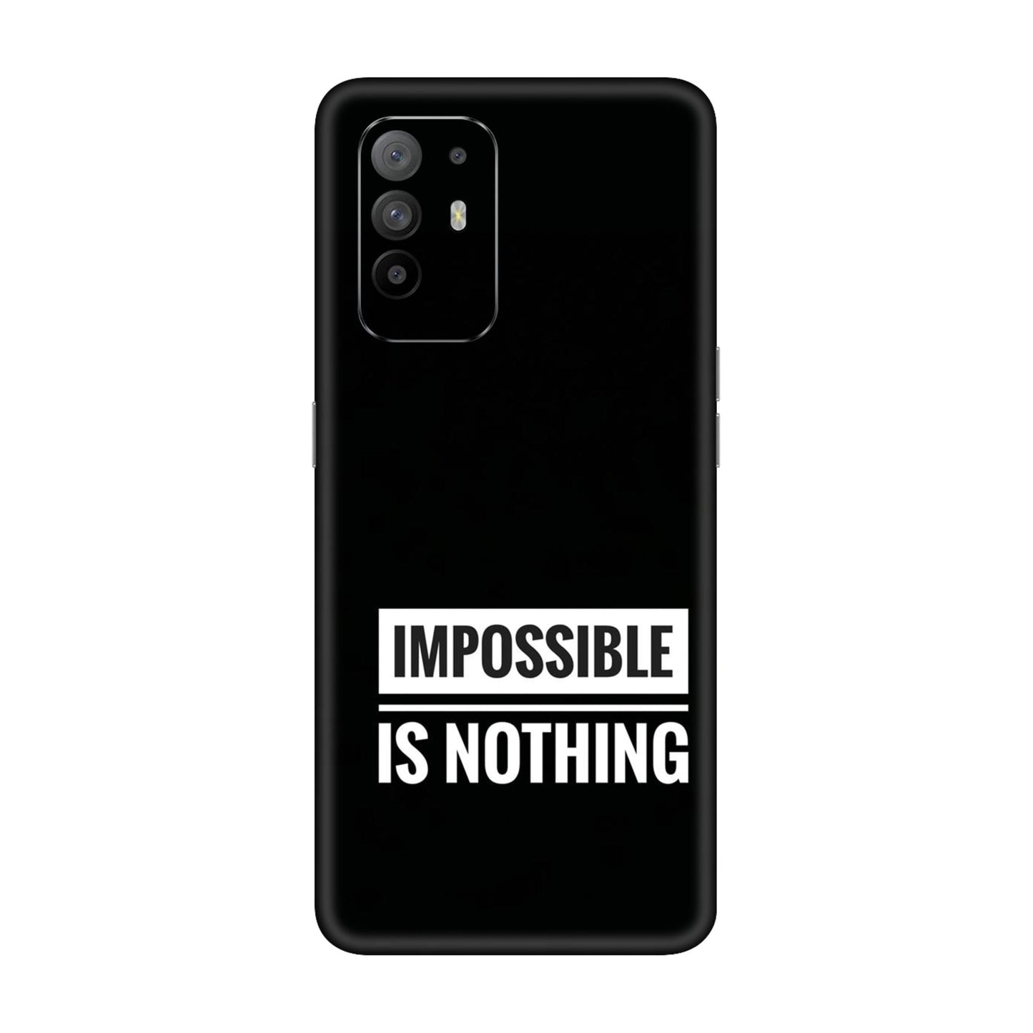 Motivational Text Mobile Skin For Oppo F19 Pro Plus