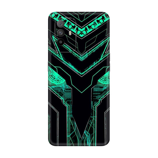Neon Circuit Predator Mobile Skin For Oppo F19 Pro Plus