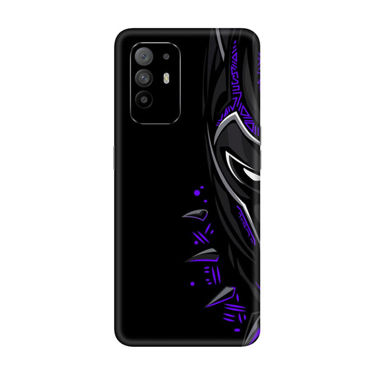 Neon Vibe Cat Mobile Skin For Oppo F19 Pro Plus