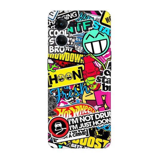 Hoonigan Sticker Bomb Mobile Skin For Oppo F21s Pro