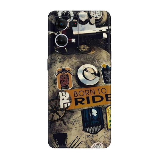 Born to Ride World Map Mobile Skin For Oppo F21s Pro