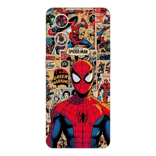 Vintage Comic Panel Spider Man Mobile Skin For Oppo F21s Pro 5G