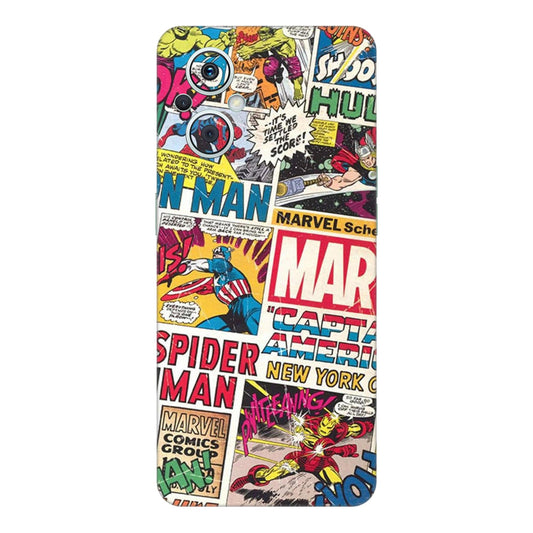 Vintage Marvel Comic Bomb Mobile Skin For Oppo F21s Pro 5G