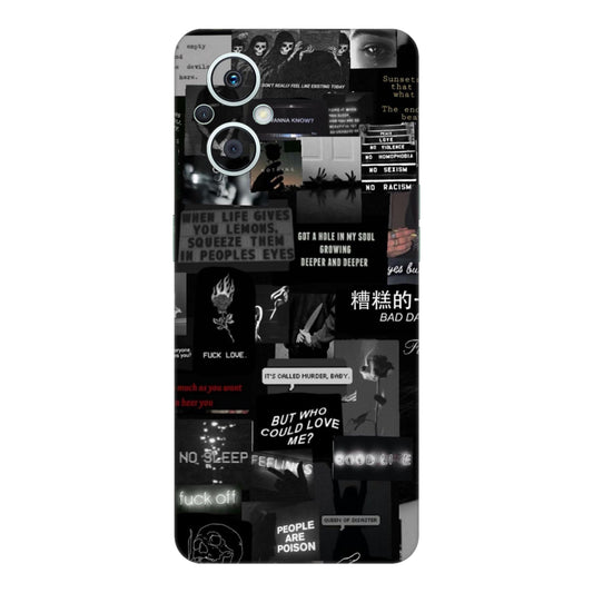 Bad Day Dark Collage Mobile Skin For Oppo F21s Pro 5G