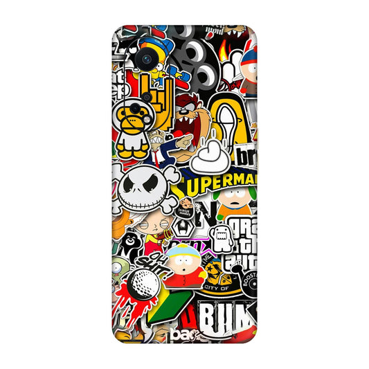 Sukuna Tongue Out Energy Mobile Skin For Oppo F23 5G