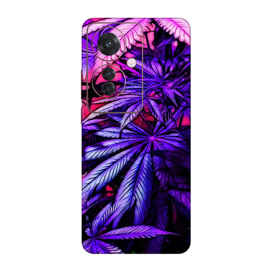 Neon Purple Herb Mobile Skin For Oppo F25 Pro 5G