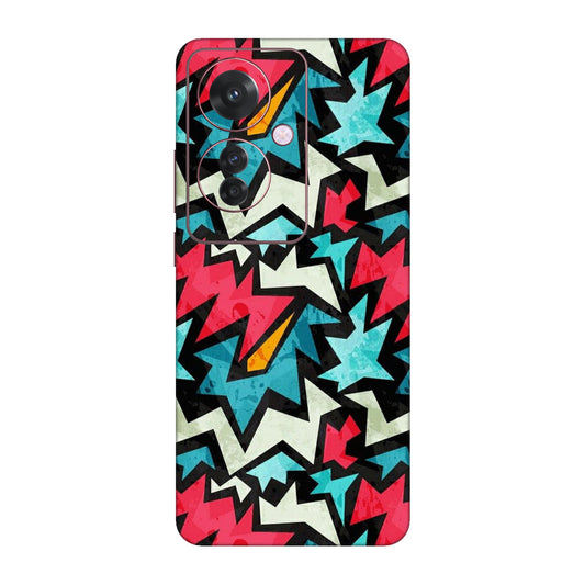 Abstract Urban Energy Mobile Skin For Oppo F25 Pro 5G