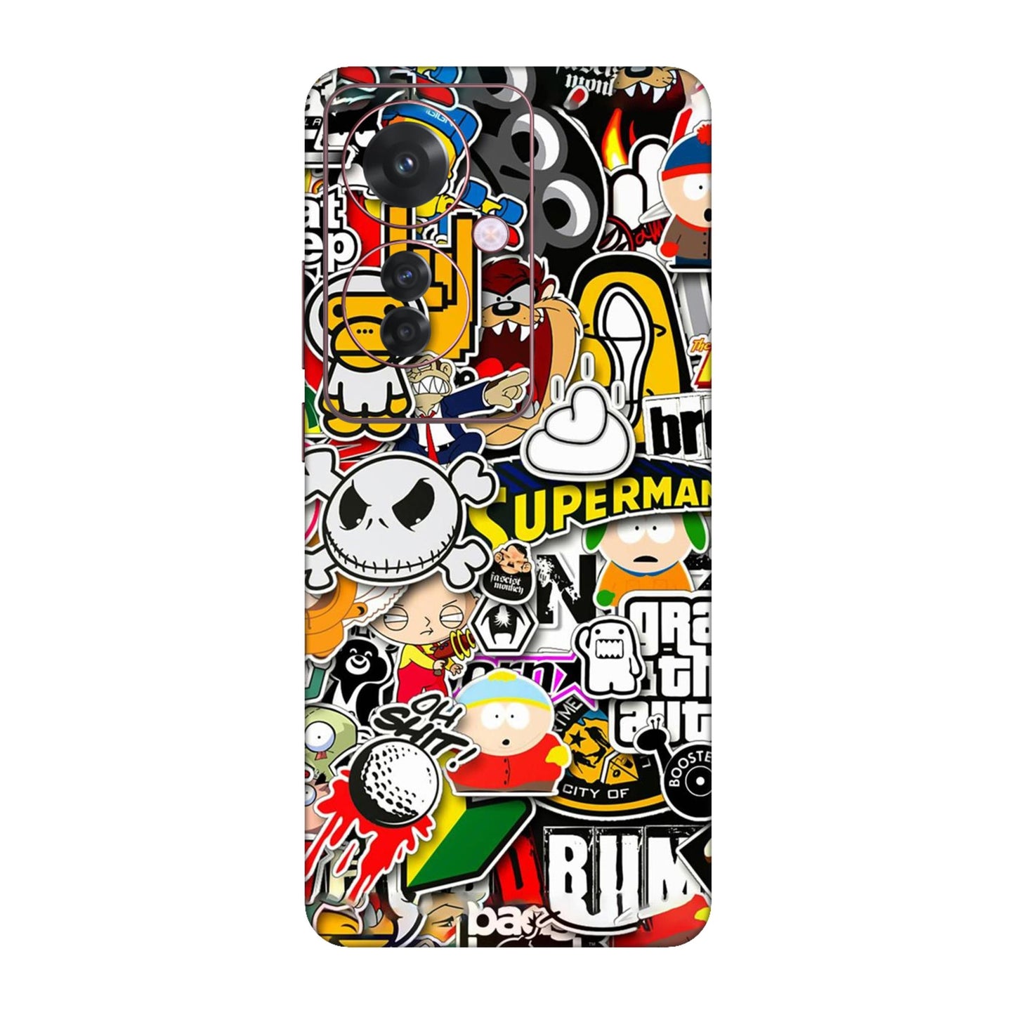 Sukuna Tongue Out Energy Mobile Skin For Oppo F25 Pro 5G