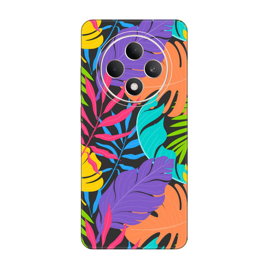 Neon Jungle Leaves Mobile Skin For Oppo F27 5G