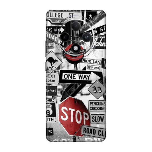 Global Urban Sign Bomb Mobile Skin For Oppo F27 Pro Plus 5G