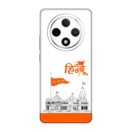 Ayodhya Temple Sketch Mobile Skin For Oppo F27 Pro Plus 5G
