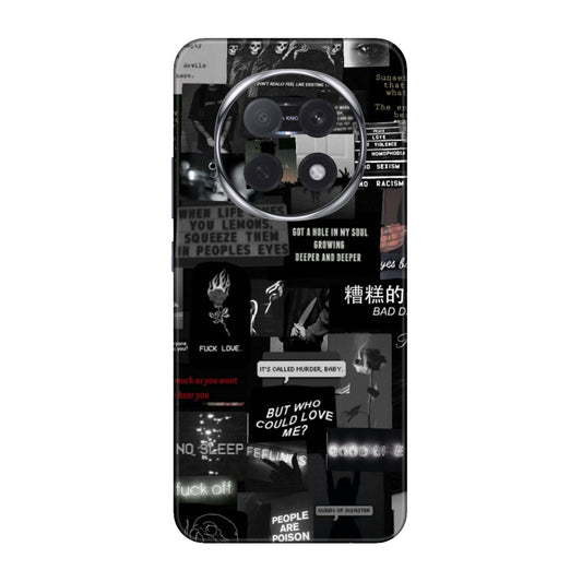 Bad Day Dark Collage Mobile Skin For Oppo F29 Pro 5G
