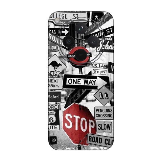 Global Urban Sign Bomb Mobile Skin For Oppo Find X8 5G