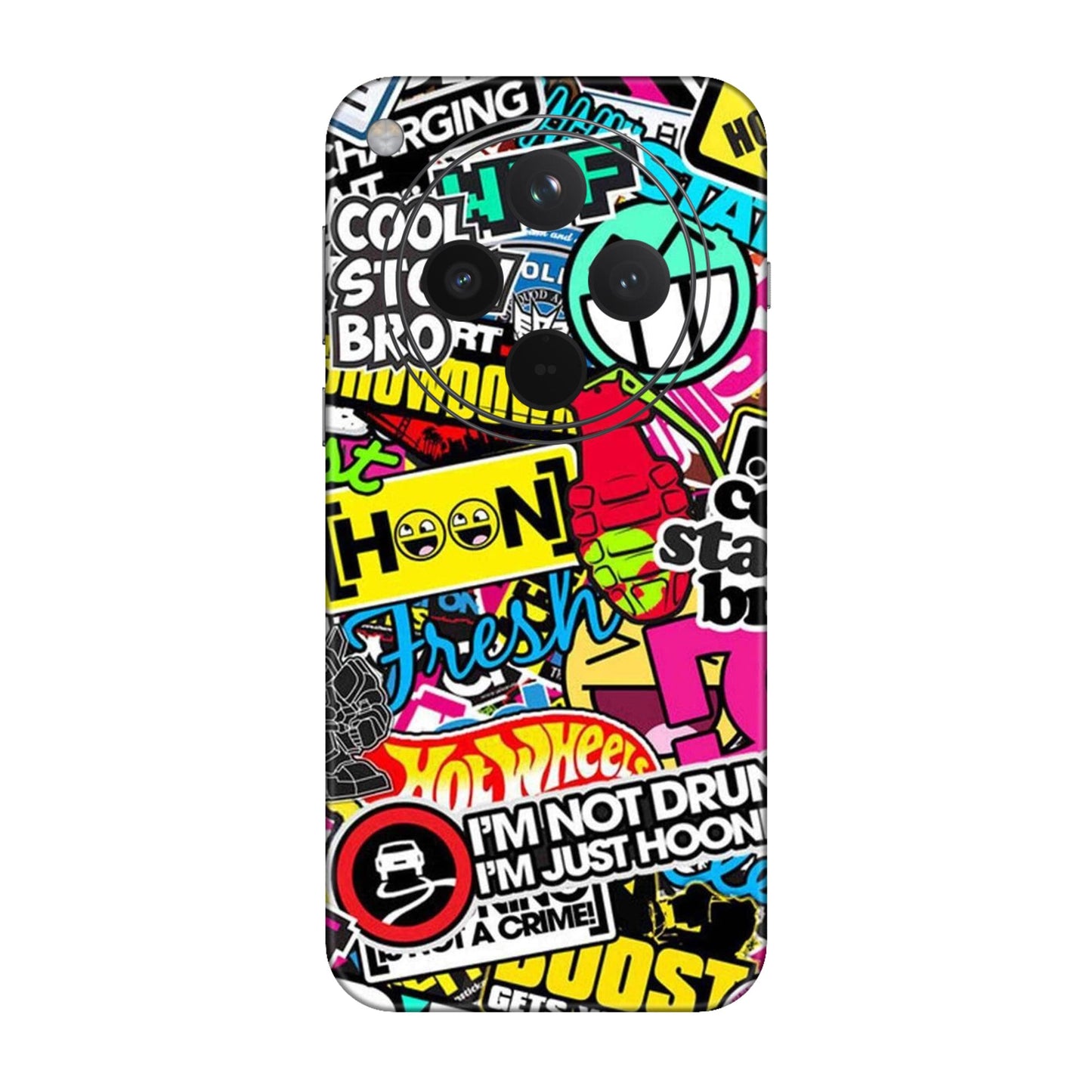 Hoonigan Sticker Bomb Mobile Skin For Oppo Find X8 5G