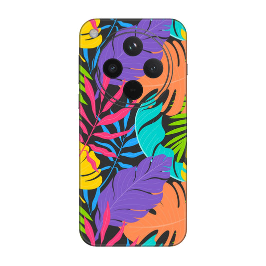 Neon Jungle Leaves Mobile Skin For Oppo Find X8 5G