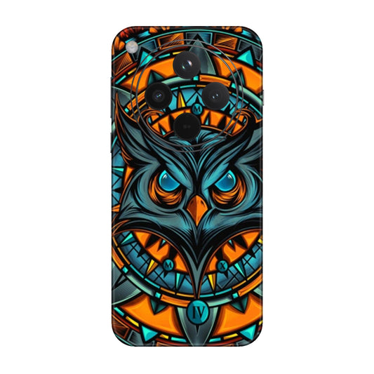 Spirit Owl Mandala Mobile Skin For Oppo Find X8 5G