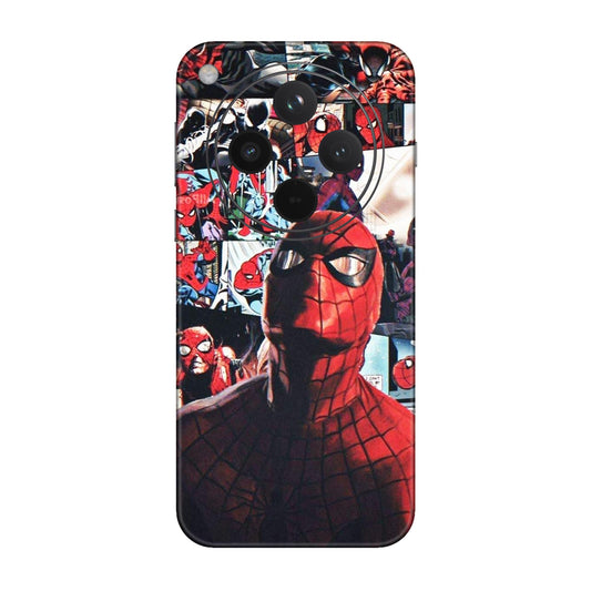 Vintage Spider Man Collage Mobile Skin For Oppo Find X8 5G