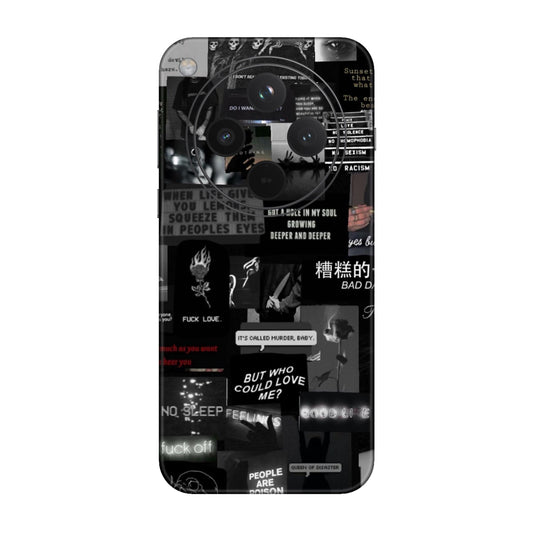 Bad Day Dark Collage Mobile Skin For Oppo Find X8 5G