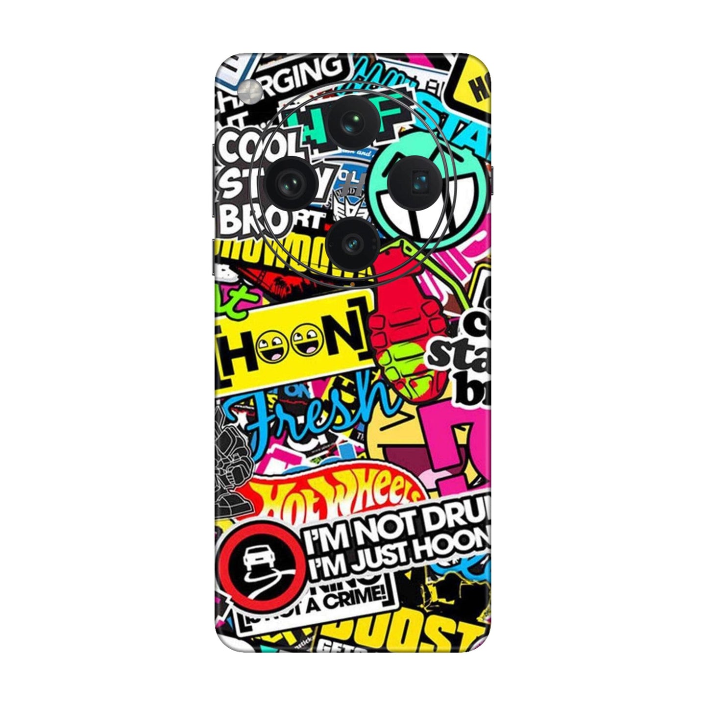 Hoonigan Sticker Bomb Mobile Skin For Oppo Find X8 Pro 5G