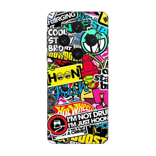 Hoonigan Sticker Bomb Mobile Skin For Oppo Find X8 Pro 5G