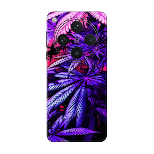 Neon Purple Herb Mobile Skin For Oppo Find X8 Pro 5G