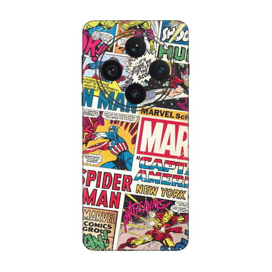 Vintage Marvel Comic Bomb Mobile Skin For Oppo Find X8 Pro 5G